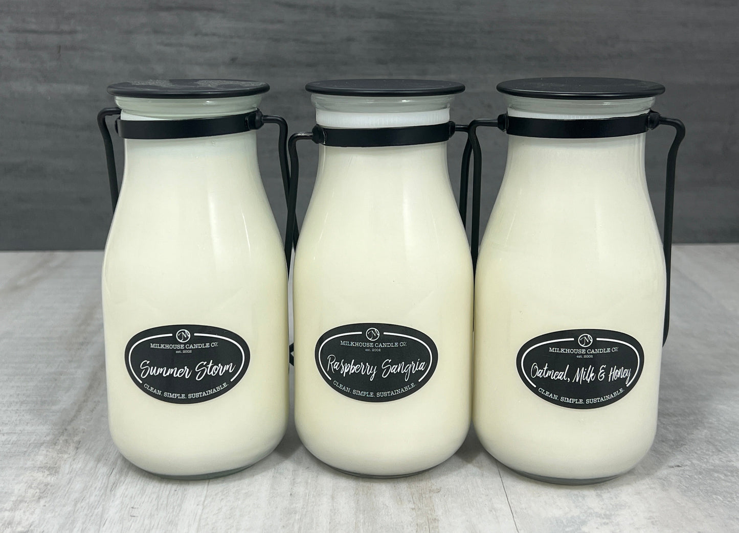 Velas Milkhouse - Botella de leche de 14 oz